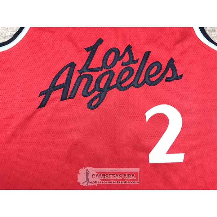 Camiseta Los Angeles Clippers Kawhi Leonard NO 2 Statement 2024-25 Rojo